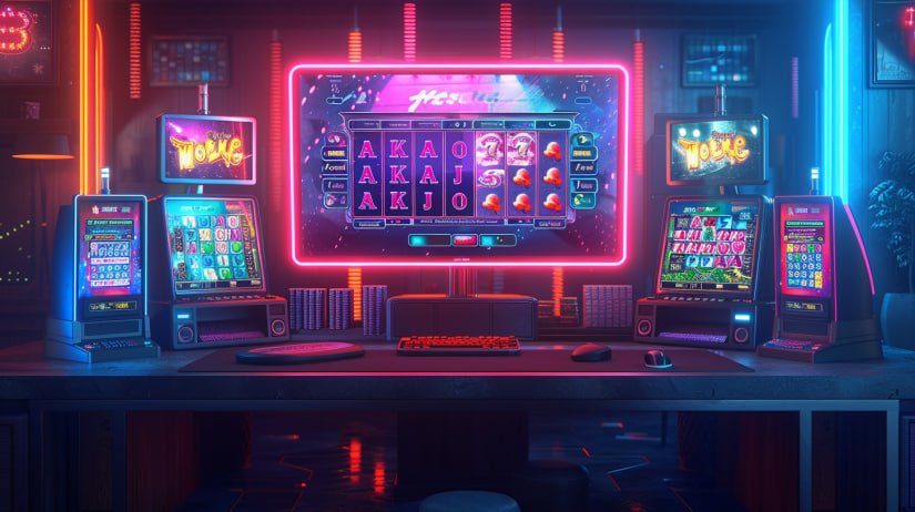 Tampilan neon microstar88 untuk pengguna mobile